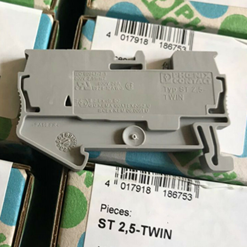 Phoenix Contact Blocks Terminal 3031241 ST 2,5-TWIN - Feed-through terminal block Screw Connections