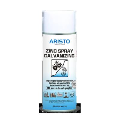 Pulverizador frio 400ml do revestimento protetor de pintura rica da pintura à pistola do zinco da galvanização/zinco