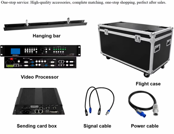 P3.9 Rental LED Display with Dual Power Backup, Fast-lock Installation, and High Refresh Rate for Dynamic Events