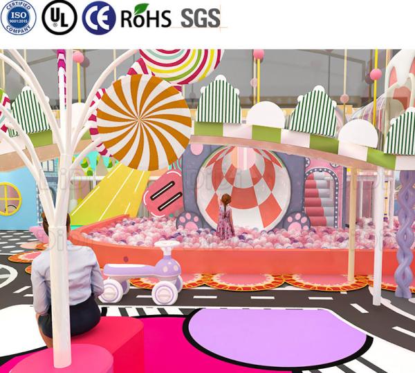 EN e ASTM Certificado doces temática Kids Castle Park Indoor Playground