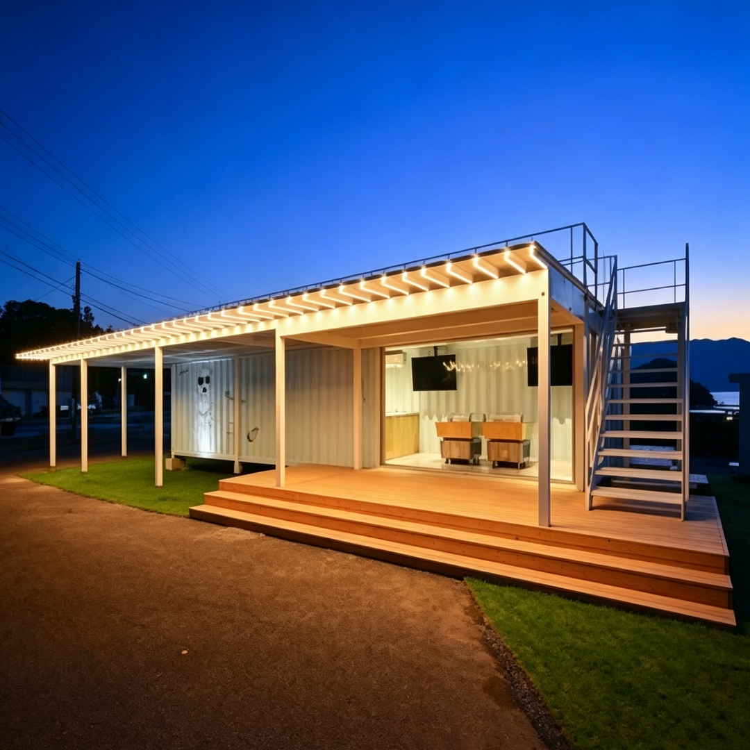 Modern Contemporary Modular Container Cafe Coffee Shop Design Portable Prefab with Trendy Home Style for Urban Pop Spaces