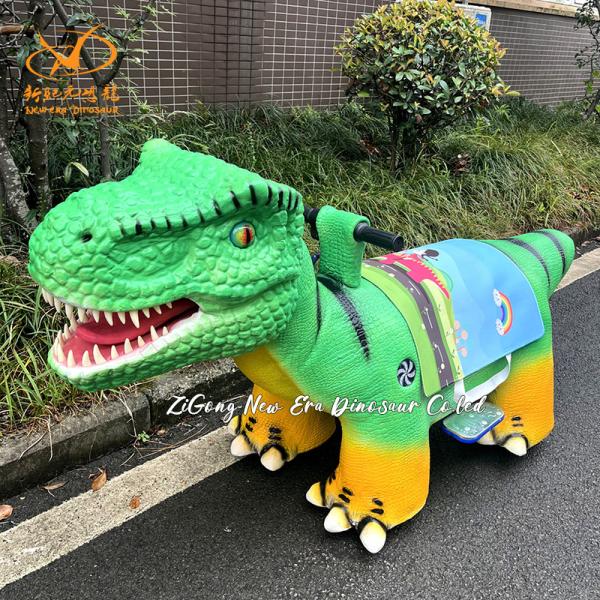 Child Dinosaur Amusement Scooters Coin Operated for Theme Park