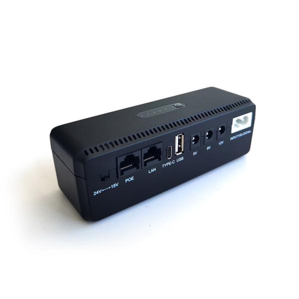 18650 2-4PCS 8800mAh-10400mah UPS alimentado por bateria para roteador e modem
