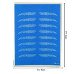 Côtés permanents de double de peau de tatouage de maquillage de blanc en caoutchouc Inkless