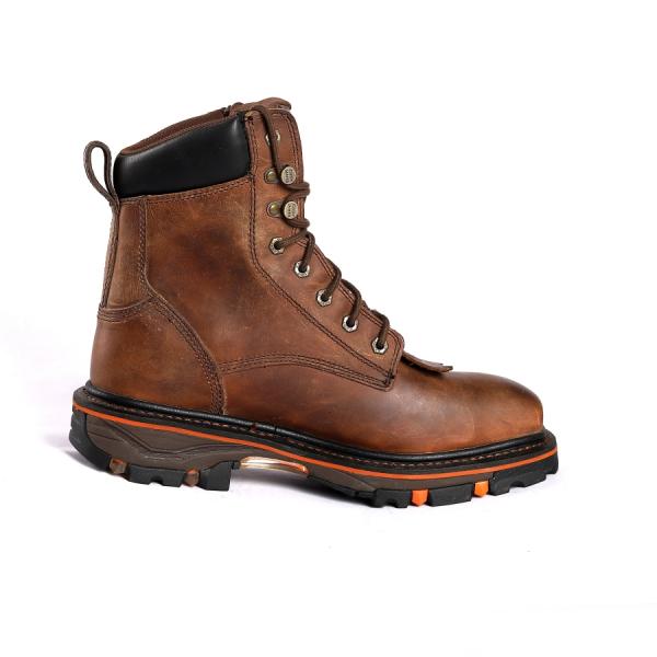 Обувь из стального стекла из полимерного красного цвета Goodyear Безопасность обувь кожаная ткань верхний унисекс комфорт мужская обувь безопасности