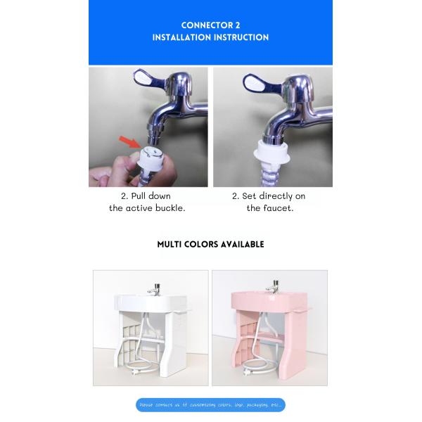 EN71/CPC/Test Modern Multi Colored Kids Wash Basin Floor Standing