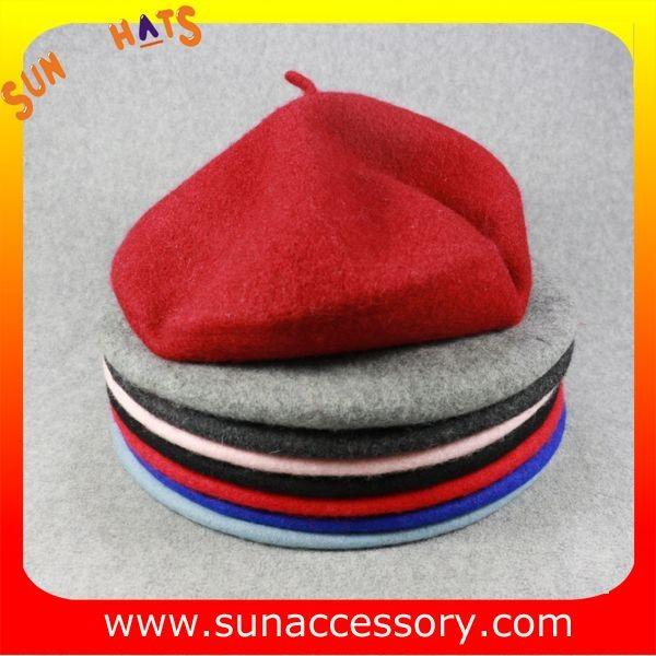 AK17043 Sun Accessory advertising  winter knitted beanie beret hats for girls