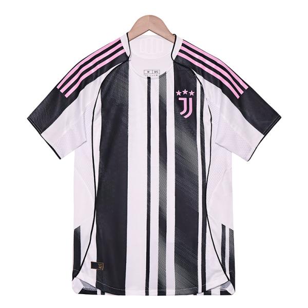 Juventus 2025-2026 season home player version jersey group customization