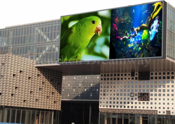 1R1G1B Outdoor LED Signs , Led Video Screen Rental 10mm Pixel Pitch For Advertising