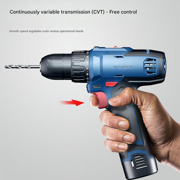 Dongcheng DCJZ1601 12V Cordless Drill Driver, Brushless,  38Nm Torque, Electric Screwdriver