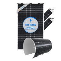 170W - panneaux solaires minces flexibles personnalisables des panneaux solaires MWT de 180W Sunport