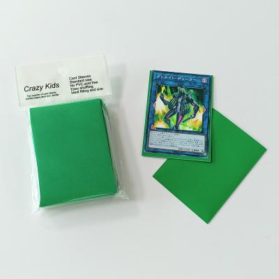 Polipropileno Sólido Mini Green Card Mangas 62x89mm Material CPP