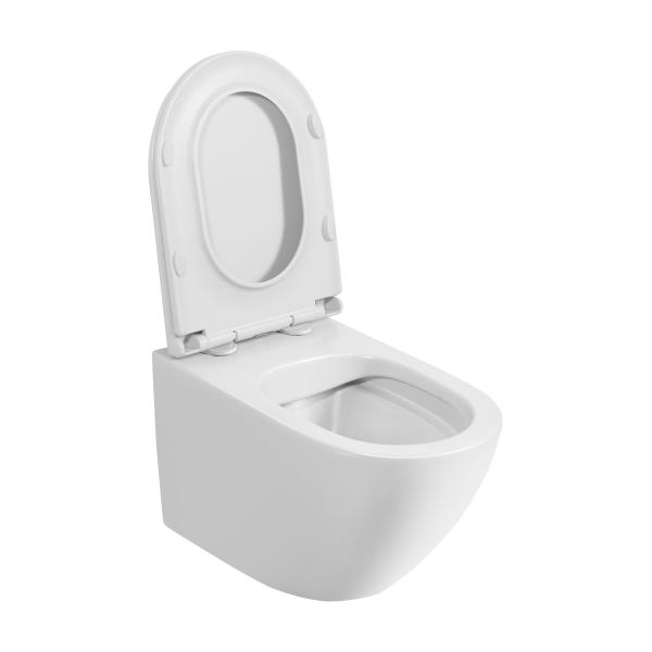 Hot Selling Rimless Washdown New Trend P Trap Wall Hung Toilet