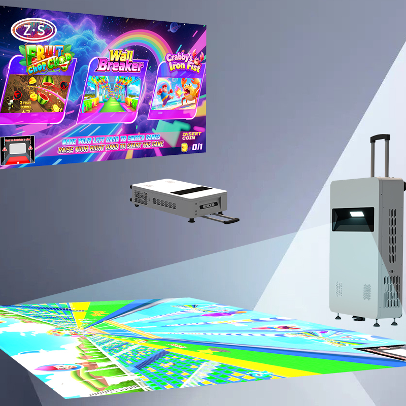 Commercial Wall and Floor Interactive Projection System for Museum Exhibits