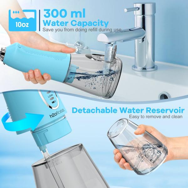 Professional Oral Irrigator Rechargeable Portable Dental Irrigator Teeth Clean Oral Dental Floss Water Jet Irrigator