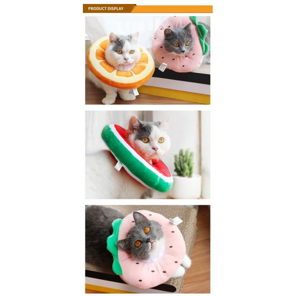 Cat Cone Recovery Collar After Surgery Soft Cat Recovery Collar With PP Cotton Filling