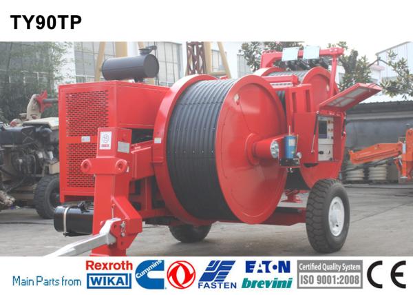 TY90TP 118kW (158ch) Tendeur-tireur hydraulique pour le tirage/tension des conducteurs