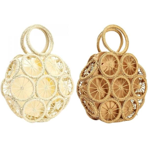 WOMENS LARGE STRAW BAGS BEACH TOTE BAG HANDWOVEN HOBO BAG SUMMER BEACH BAG STRAW HANDBAG