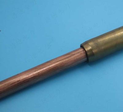 Enterramento potável da alta tensão de Rod Spike Copper Bonding Electrical Equipment da terra de bronze