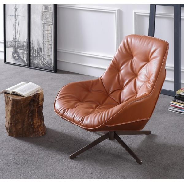 Industrial Modern Design Genuine Leather Leisure Chesterfields Single Seater Chair