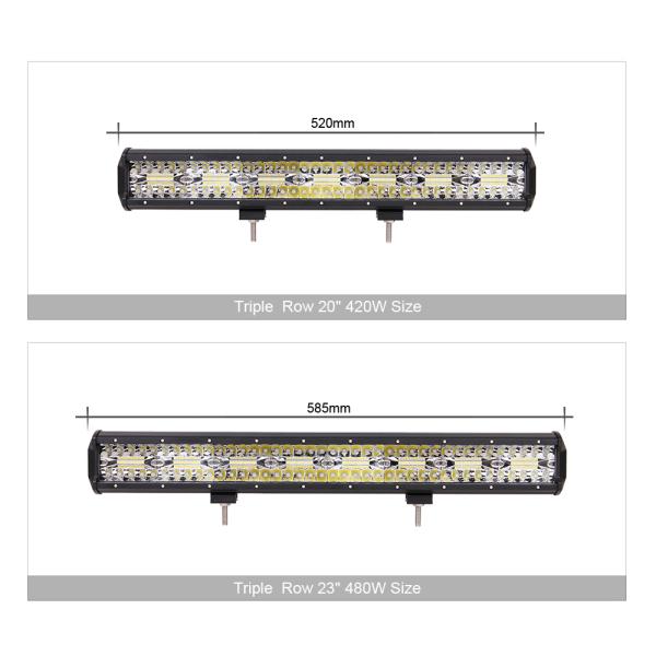 60W 120W 180W 600W 4x4 Offroad Led Light Bar For Cars Combo Beam Off road SUV ATV Tractor Boat Trucks 12V 24V Work Light