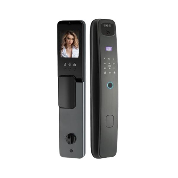 Secure Your Door with Tuya APP Controlled Waterproof Electric Rim Lock and Fingerprint