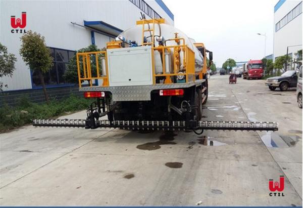 Caminhão de pulverização de aquecimento de Asphalt Distributor Truck 16t do Euro 4