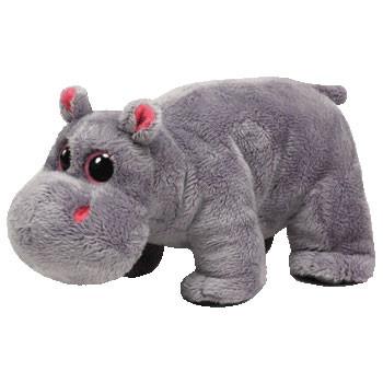 8 Inch Lovely Hippo Animal Plush Toys Promotion Gifts For Holiday Celebration