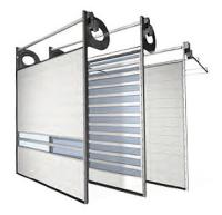 Portes à rouleaux rapides à faible entretien Isolation thermique haute sécurité
