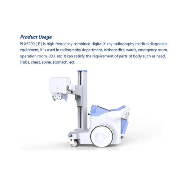 Emergency Room X Ray Equipment Radiological  X Ray System 40 - 125kv Tube Voltage