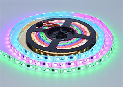 WS2818 IC Magic Digital LED Strip , Decorative DC 12V Super Bright LED Strips