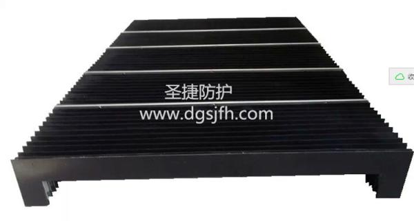 black heat sealed bellows with fabric /pvc for weld spatter or elevated tempertures