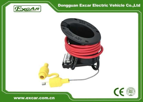 Receptáculo elétrico do carregador do carrinho de golfe com cabos para as partes 101802101 do carregador do DS do carro do clube
