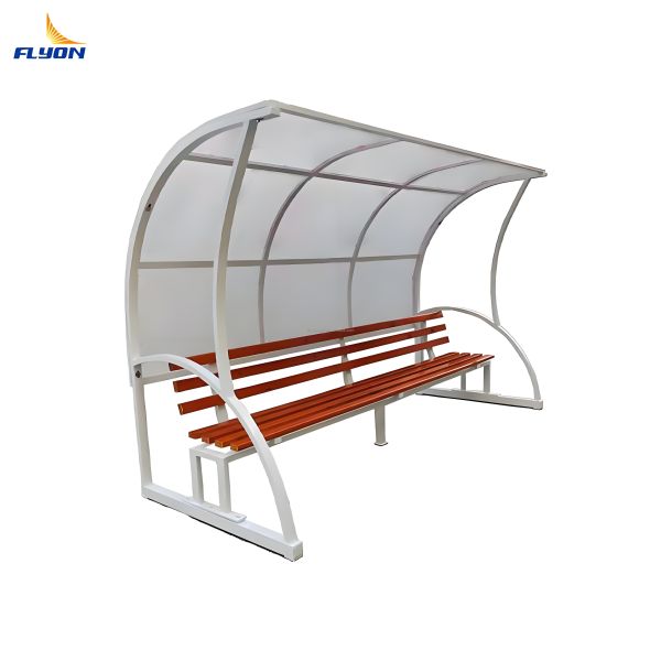 Aluminum Portable Substitute Bench UV Protection Eco Friendly For Soccer Stadium Team Shelter