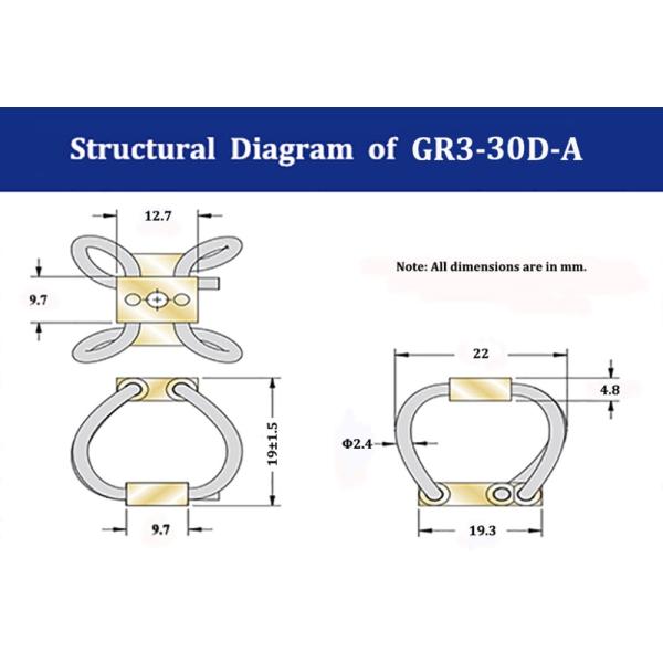 Compact Small Shock Isolators Cable Vibration Isolator