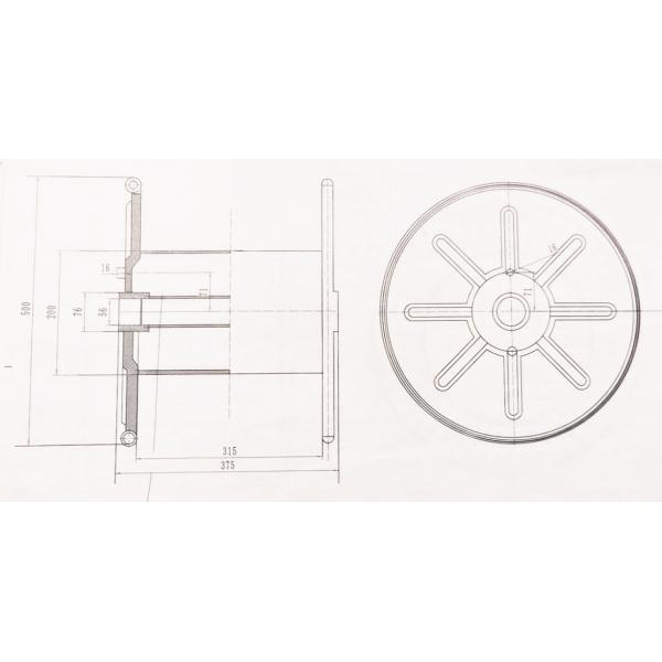 Wire Coiling 56mm Hole 500mm Cable Spooling Equipment