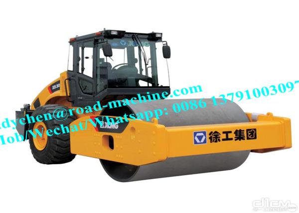 Model XS143J Mechanical Single Drum Vibratory Roller , Road Roller With Operating Mass 14000kgs