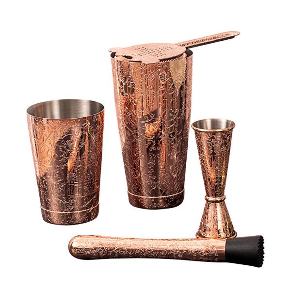 Stainless Steel 18/8 Drink Mixer Set With All Essential Accessory