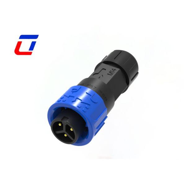 10A M16 3 Pin Power Connector Waterproof 300V Wire To Wire Circular Connectors