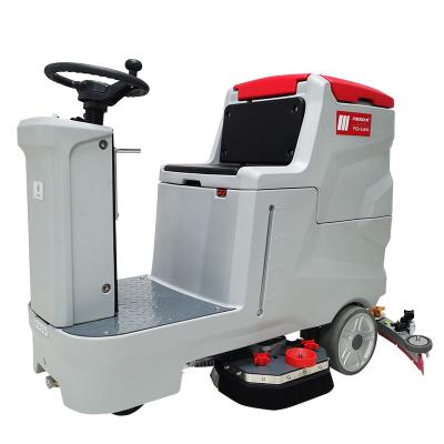 Garage Ride On Floor Scrubber Cleaner Machine 245KG
