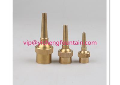 Brass Adjustable Straight Spray Water Fountain Nozzle Heads 1/2 Inch - 3 Inches