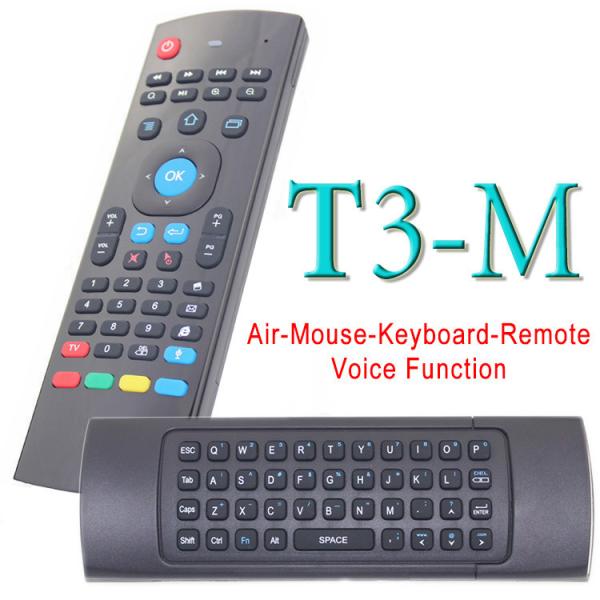 Air Mouse Voice Remote T3M with IR Learning Remote IR Copy Function for Smart TV Box