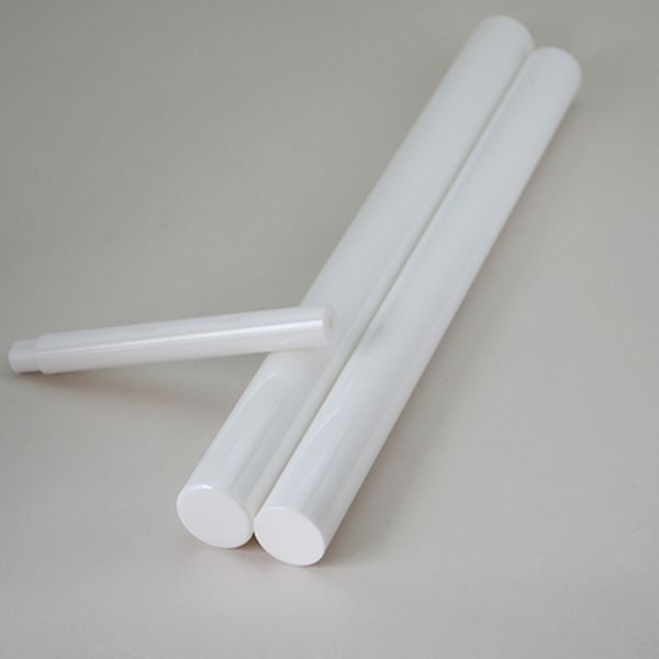 High Hardness Zirconia Rod Tube ZrO2 Ceramic Parts Wear Resisting Customizable