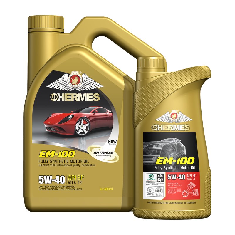 EM-100 API SP 5W-40 Ester Full Synthetic Gasoline Engine Oil 4L | OEM Motor Oil Manufacturer