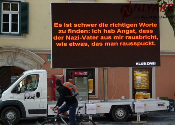 P6 Outdoor Full Color Mobile Truck LED Display , Trailer Mounted Led Screen