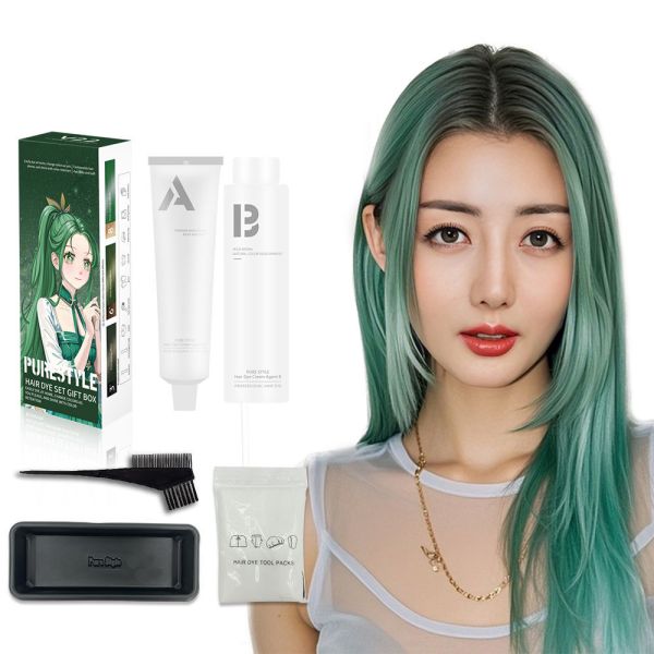 Crème colorante capillaire professionnelle personnalisée pour la maison, permanente, sans ammoniaque