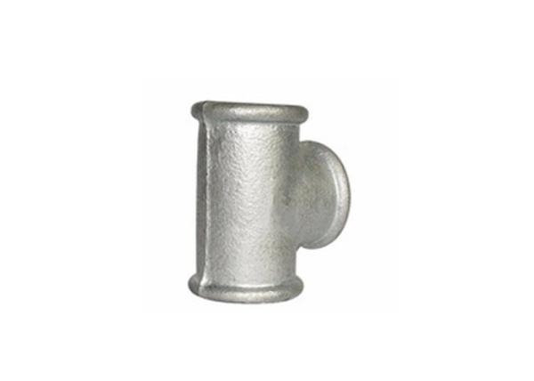Hot Dipped Pipe Fitting Banded NPT Threads 1*1/2 Malleable Iron Tee