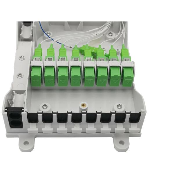 8 портов SC оптоволоконный распределительный ящик проходит проект в FTTH GPON CATV