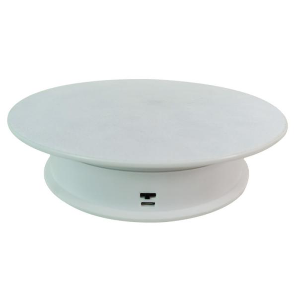 205mm Two Speed Rotating Photography Stand Electric Turntable Display Stand