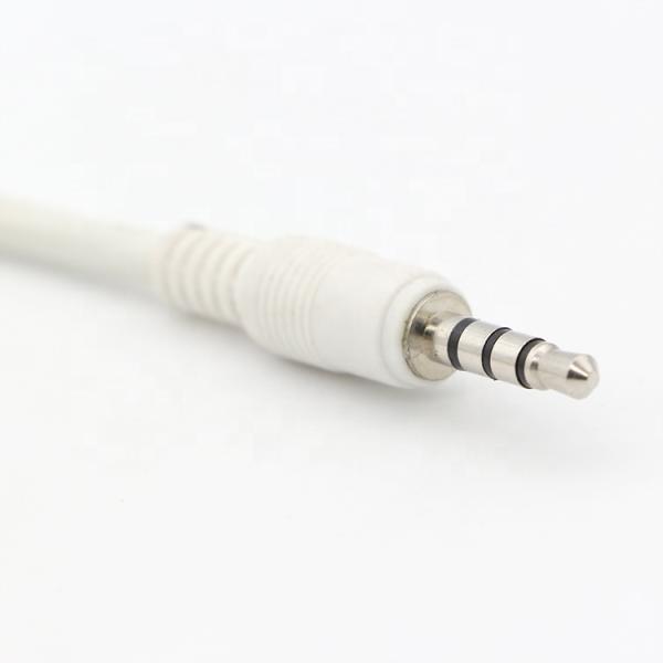 Custom White 3.5mm TRRS Audio DC Jack to JST 2.0mm 2.54mm Pitch Connector Assembly Cable